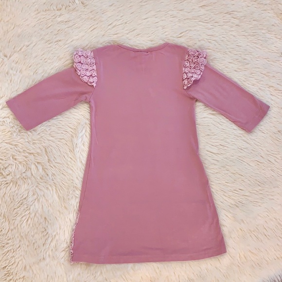 NWOT Chit-Chat, Little Girls Dress (Mauve) - Picture 3 of 8